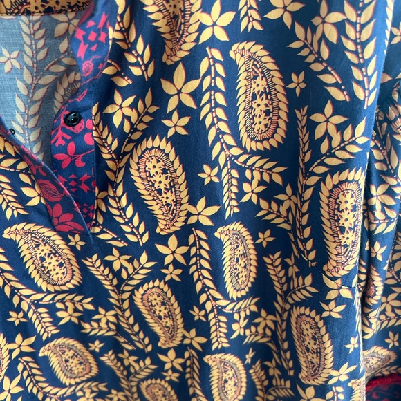 Patterned Anthropologie Dress - Picture 3 of 5